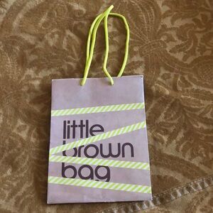 Bloomingdales vintage little brown bag / Has Minor Blemishes / Preloved